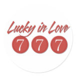 Getting married on 777? sticker