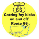 Getting My Kicks Route 66 stickers