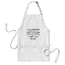 Getting on my nerves aprons
