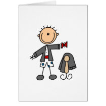 Getting Ready For The Wedding Night Card
