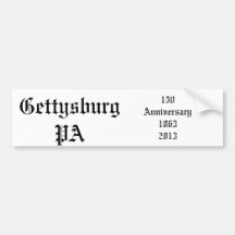 Gettysburg 150 Anniversary Bumper Sticker