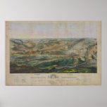 Gettysburg Battlefield by John Badger Bachelder Print