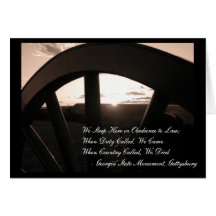 Gettysburg Sunset Note Card