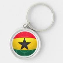 Ghana - Black Stars Football Key Chain