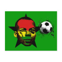 Ghana Black Stars Soccer Africa Cup Post Card