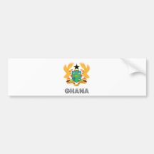 Ghana Coat of Arms Bumper Sticker