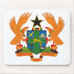 Ghana Coat of Arms Mousepad