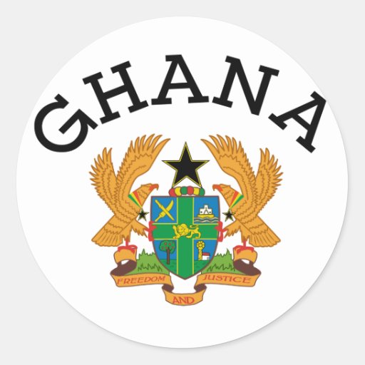 ghana-coat-of-arms-sticker-zazzle