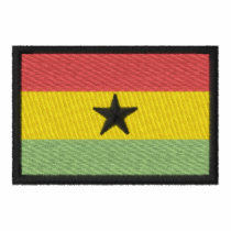 Ghana Embroidered Polo Shirt