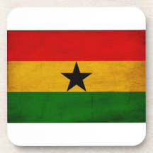 Ghana Flag Coaster