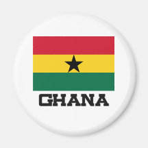 Ghana Flag Fridge Magnets