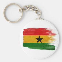 Ghana Flag Key Chain