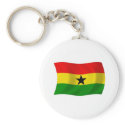 Ghana Flag Keychain
