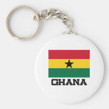 Ghana Flag Keychain