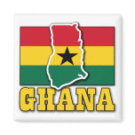 Ghana Flag Land magnets