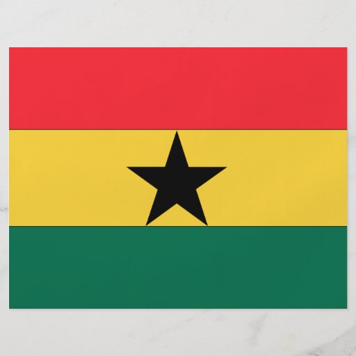Ghana Flag Personalized Flyer