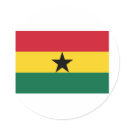 Ghana Flag stickers