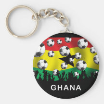 Ghana Football Keychain