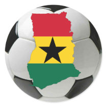 Ghana national team round stickers