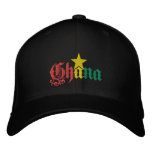 Ghana Star flag of Ghana Ghanian cap embroidered hats