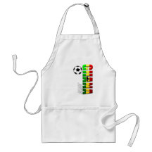 Ghana vertical soccer logo flag of Ghana Aprons