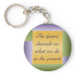Ghandi inspirational quote Keychain