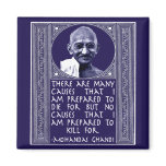 Ghandi on Causes magnets