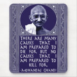 Ghandi on Causes mousepads