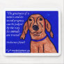 Ghandi Quote on Animal Welfare Mousepad