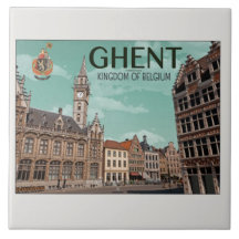 Ghent - Korenmarkt Ceramic Tiles