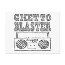 Ghetto Blaster-Postcard