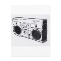 Ghetto_blaster-STENCIL-thumb-640xauto-185756 Post Card