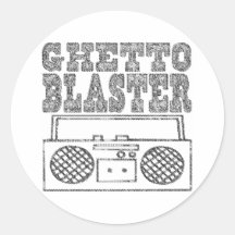 Ghetto Blaster-Sticker's