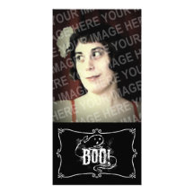 Ghost Boo Personalized Photo Card