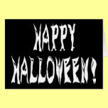 Ghost Halloween Text cards