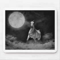 Ghost horse mousepads
