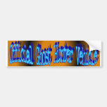 Ghost Hunter Vehicle Bumper Sticker