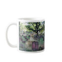 Ghost In The Cemetery mugs