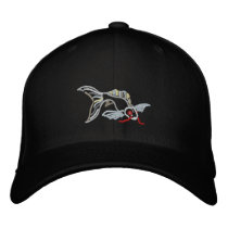 ghost Koi Embroidered Hat
