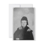 Ghost of Abraham Lincoln with Mary Lincoln 1869 invitations