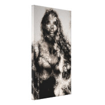 «Ghost of Bella» Wrapped Canvas Print