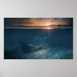 Ghost ship series: Pirate shipwreck posters