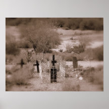 Ghost Town Graves Posters