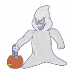 Ghost with Pumpkin embroidered shirts