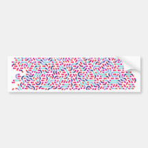 Ghost Worms Bumper Sticker