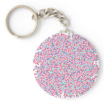 Ghost Worms Key Chain