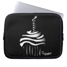 Ghostly CupCakey Laptop Case Computer Sleeve