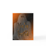 Ghostly Halloween Invitation Greeting Cards