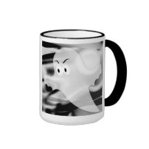 Ghostly halloween mug