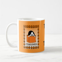 Ghostly Trick or treat Coffee Mugs